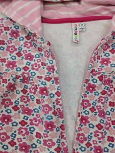 Cute Floral Hoodie Jacket for Girls