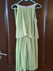 Green Dress with Sequin Detail