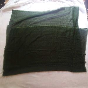 Elegant Green Diamond Pattern blouse piece