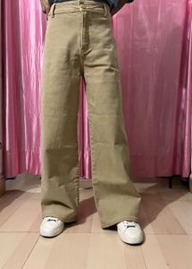 Wide Leg Khaki Pants