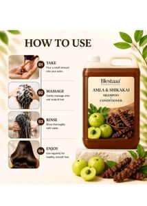 Blestaaa Essentials Amla &amp; Shikakai Shampoo