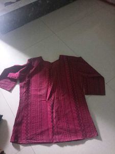 Maroon Ethnic top
