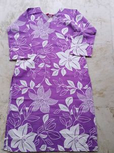 😉💕Vibrant Purple Floral Print Kurta😉💕