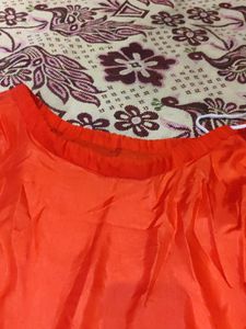 Flairy Red Lehanga With Heavy Cancan N Canvas