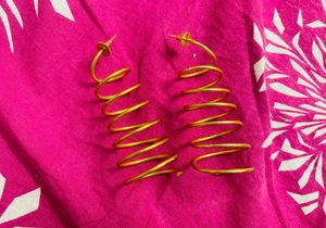 Spiral Drop Earrings