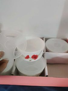 Borosil Larah 12 PC Katori Set with Lid