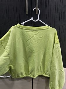 Crop Sweatshirt - Neon Colour