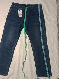 New Dark Blue Denim Jeans