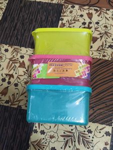 Mastercook 3-Pack Colorful Leak-Proof Containers