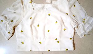 Square Neck Crop Top