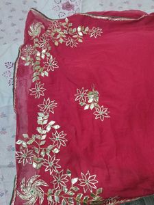 Handmade Gota Patti saree