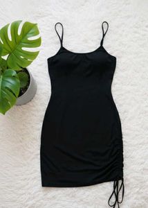 Chic Black Bodycon Mini Dress