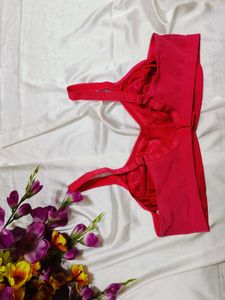 🇳🇿💫🎀Elegant Red Satin Bra