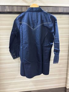 women  Navy Blue Western Shirt