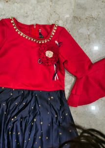 Cute Girls' Party Dress(Size -26)
