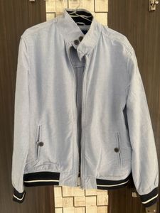 Light Blue Casual Jacket