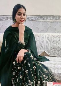 Emerald Green Embroidered Salwar Kameez