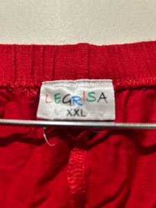 Vibrant Red Churidar Leggings