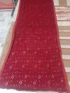 Red Ethnic duppta