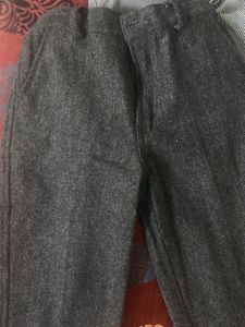 Grey Tweed Smart Woollen Pants