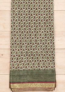 Printed Cotton Saree with blouse