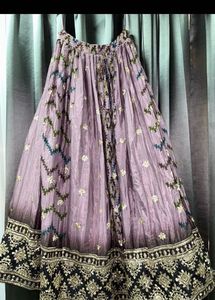 Lavender purple Heavy Work lehenga set