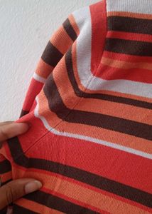 Striped Long Sleeve Warm top
