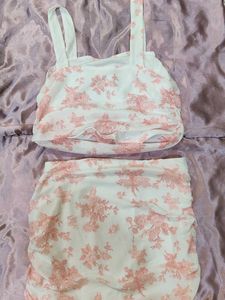 Floral Print Two-Piece Set