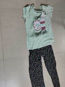 MAX Night' Suit Set New With Tag ( Xs)
