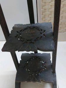 Vintage Wooden Tiered Shelf Stand
