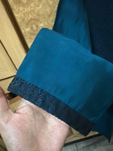 Teal Men’s Kurta Pyjama with Nehru Jacket Set