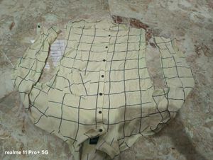 Men's Peach Casual Shirt