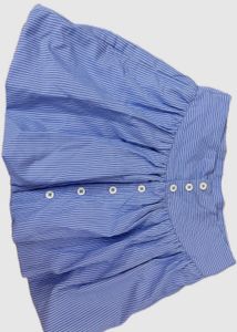 Blue Striped Bubble skirt