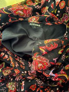 Boho Floral Print Midi Dress
