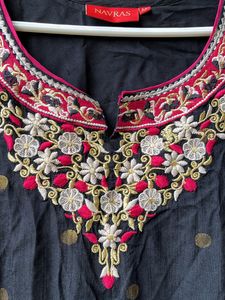 New Navras cotton embroidered kurta
