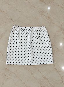 Polka Dot Mini Skort