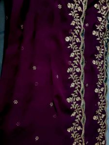 Pure Georgette Dupatta 💟💜🎆
