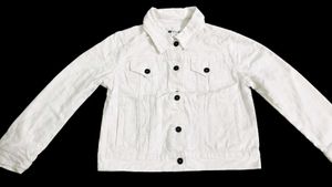 Classic White Denim Jacket