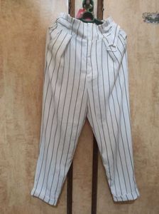 combo ladies Striped High-Waisted Pants &amp; shirt