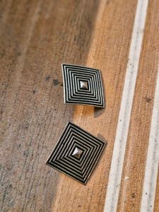 Chunky Square Earrings