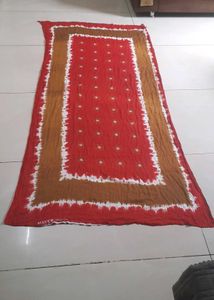 Beautiful mayur Red Tie-Dye Dupatta