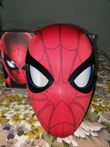 3D Spider-Man Mask with Moving Eyes And Remote