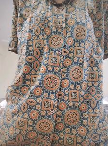 Printed Cotton Ajrakh shirt