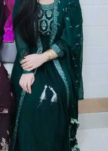 skirt dress with longline shrug