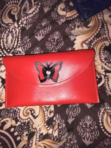 Red Butterfly Wallet for women