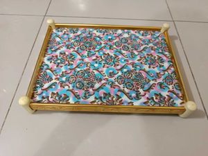 Unused Multi Material Decorative Serving Tray