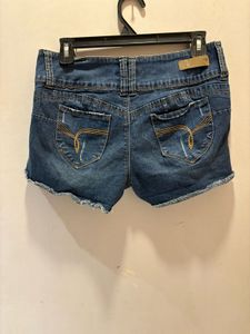 Distressed Denim Shorts