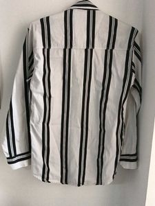 Black &amp; White striped shirt