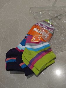 Striped Ankle Socks 3 Pack