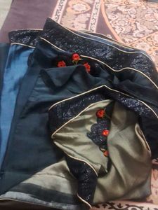 Designer Saree with Embellishments